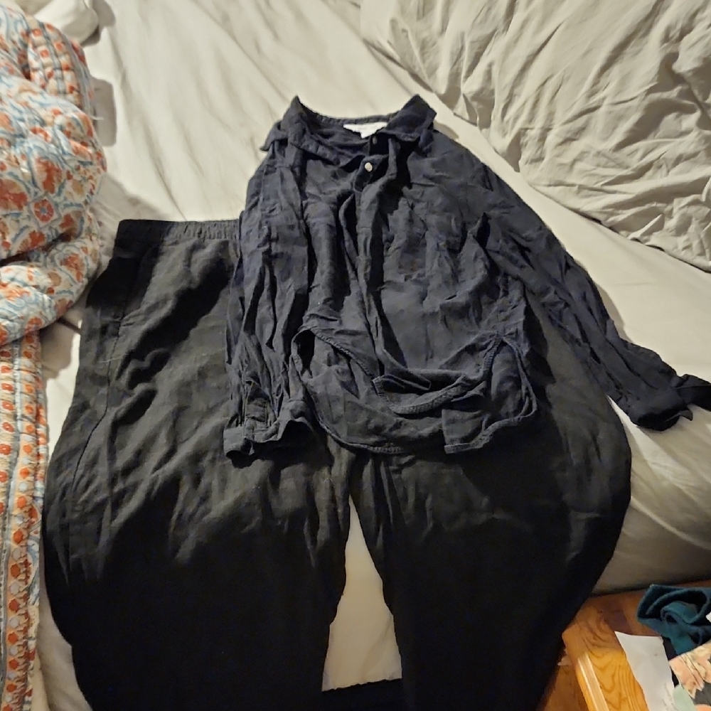 Old Navy Black Wide Leg Pants